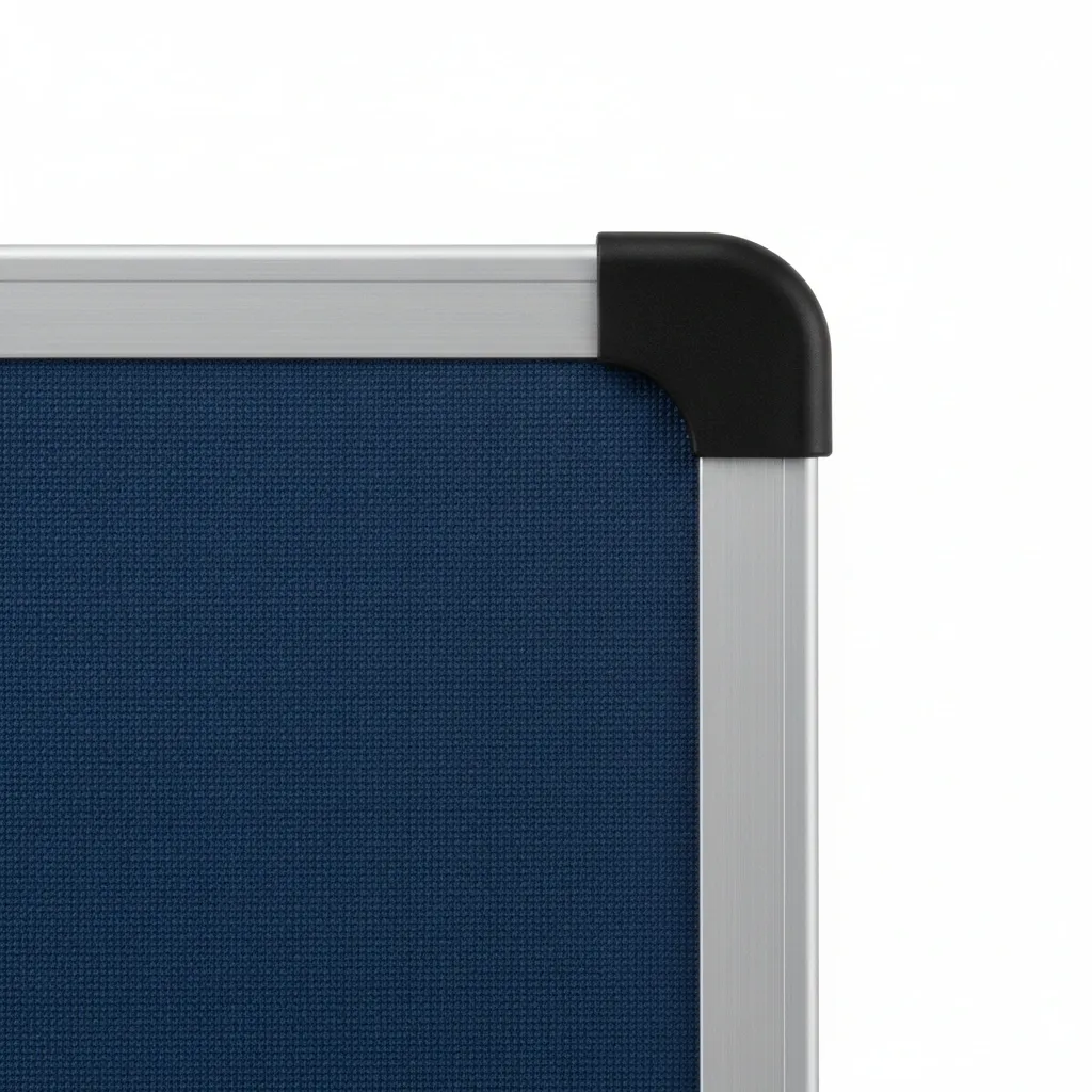 Deluxe Acrylic Door Covered Notice Board - Secure notice board with a lockable clear acrylic door.